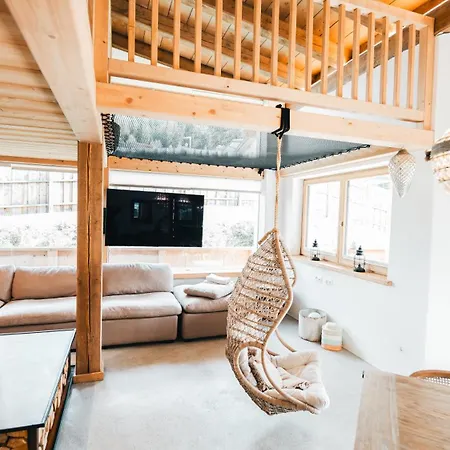 公寓 K Style Alpine Loft With Private Sauna 米耶德斯